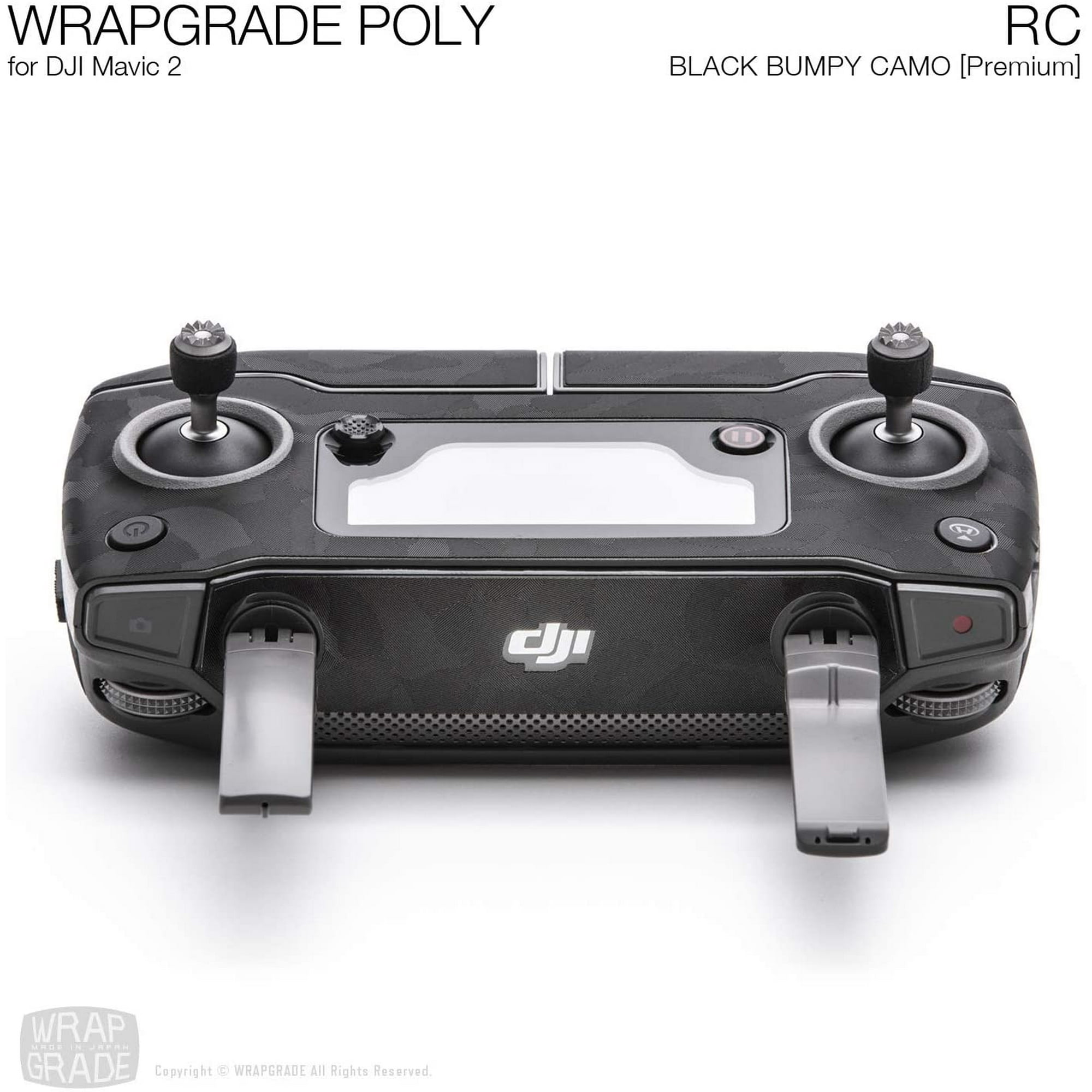 Wrapgrade Poly Skin for DJI Mavic 2 Black Bumpy CAMO Remote Controller Wrapgrade Poly Skin for DJI Mavic 2 Black Bumpy CAMO Remote Controller